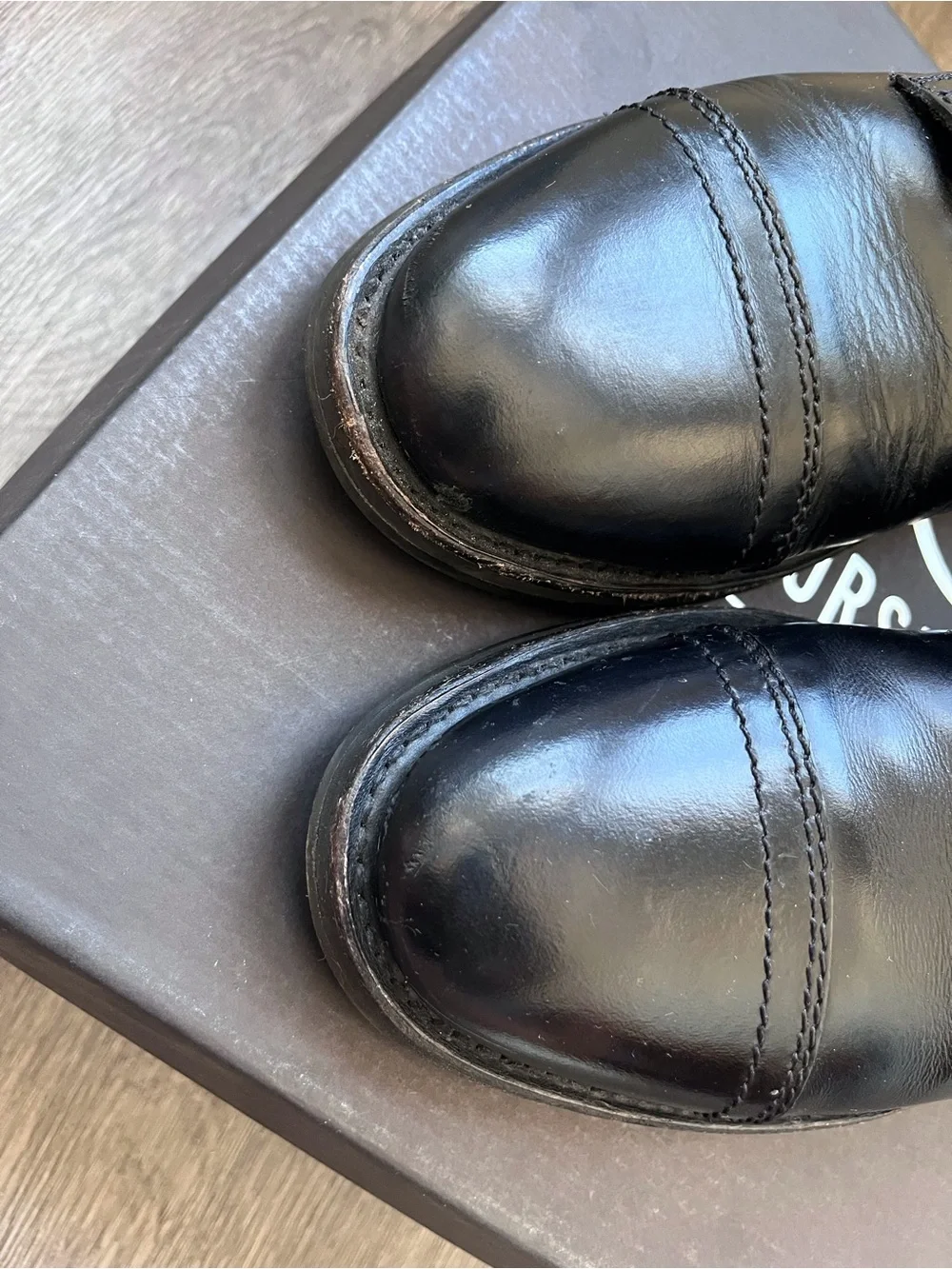 Thursday Boot Company Black Leather Captain Boots